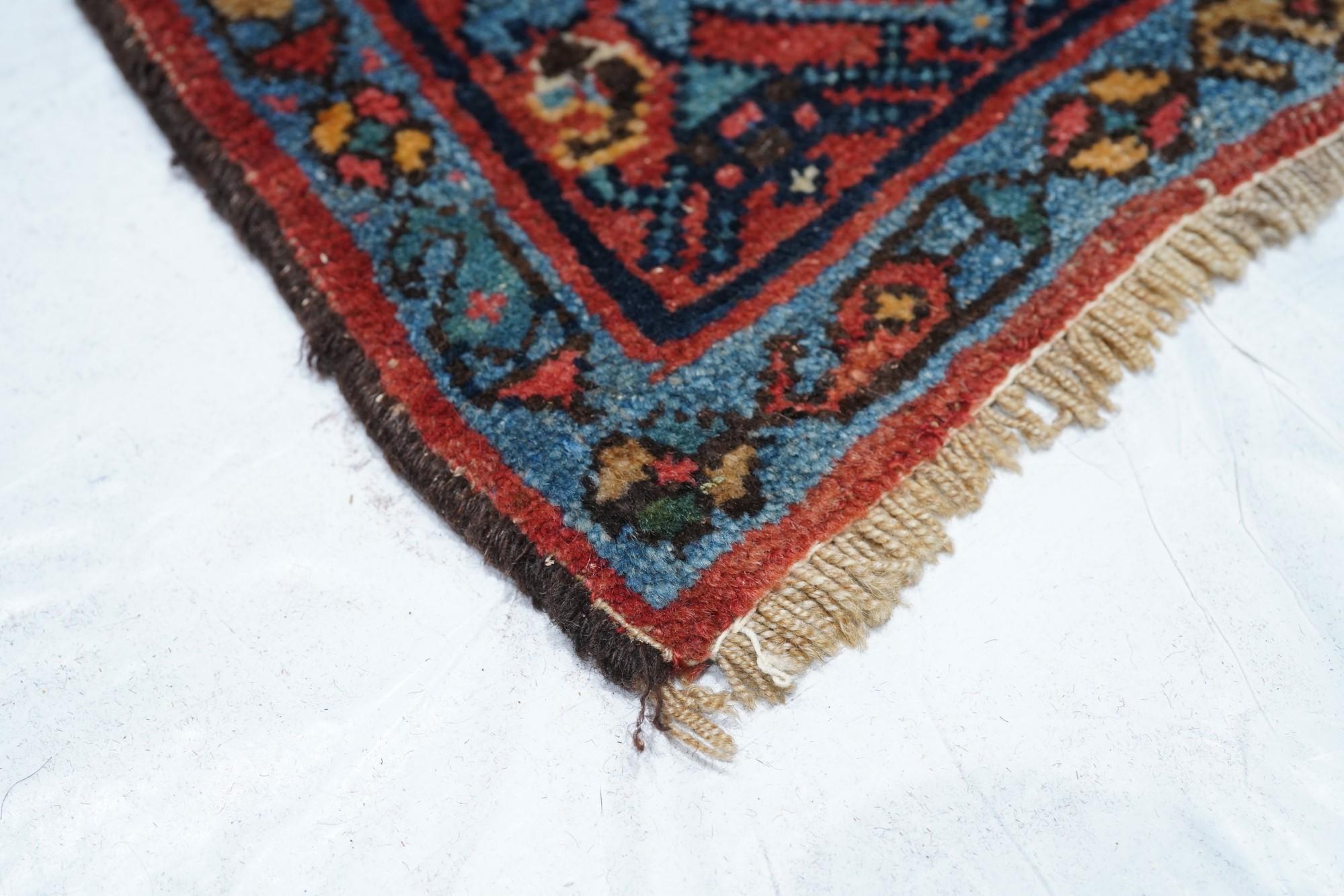 Antique Bidjar Rug In Good Condition For Sale In New York, NY