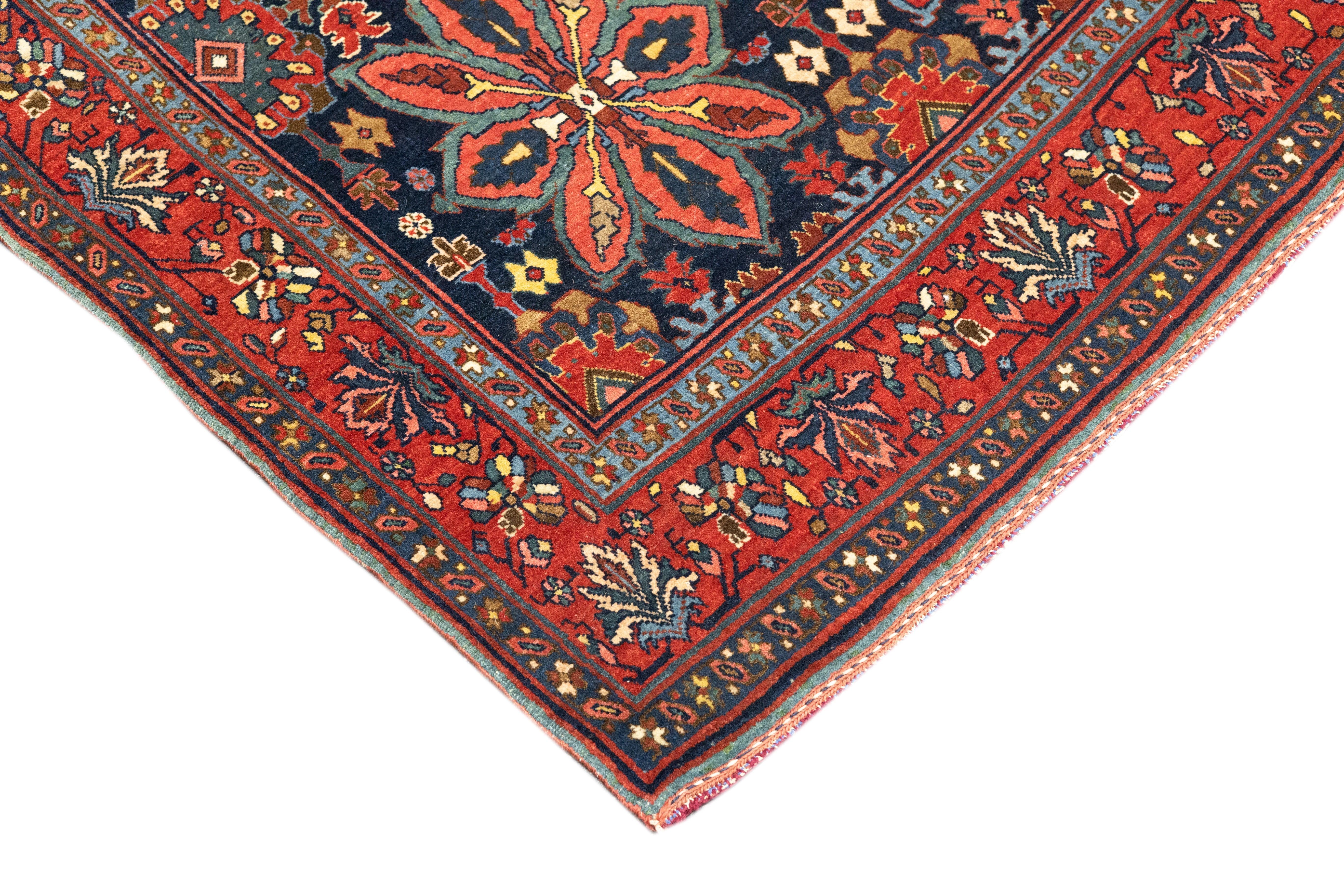 Antiker Bidjar-Teppich 4'7'' x 6'8'' (Persisch) im Angebot
