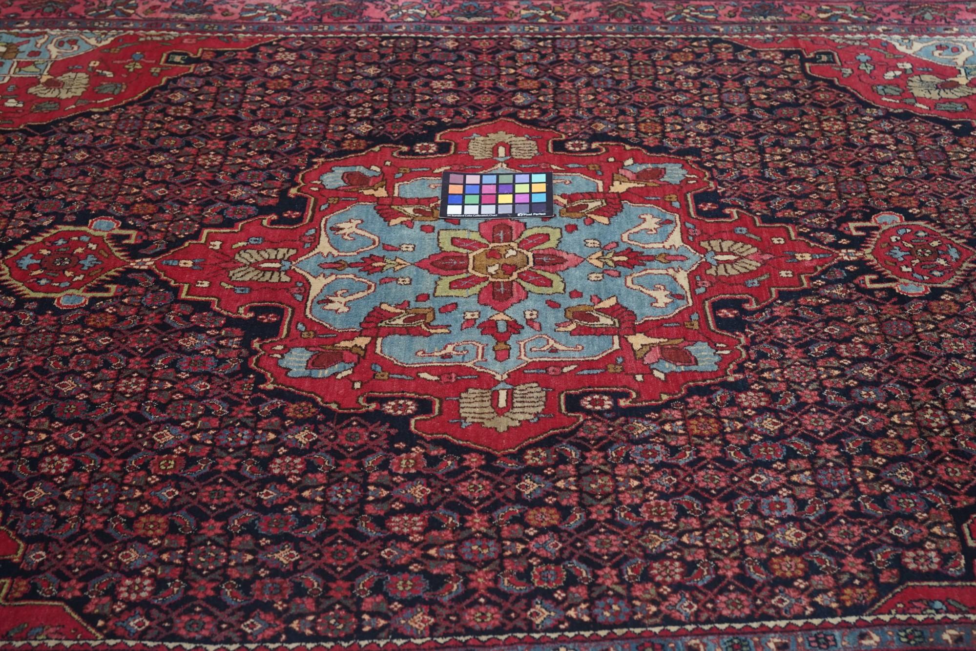 Antiker Bidjar-Teppich 4'9'' x 7'1'' (Wolle) im Angebot