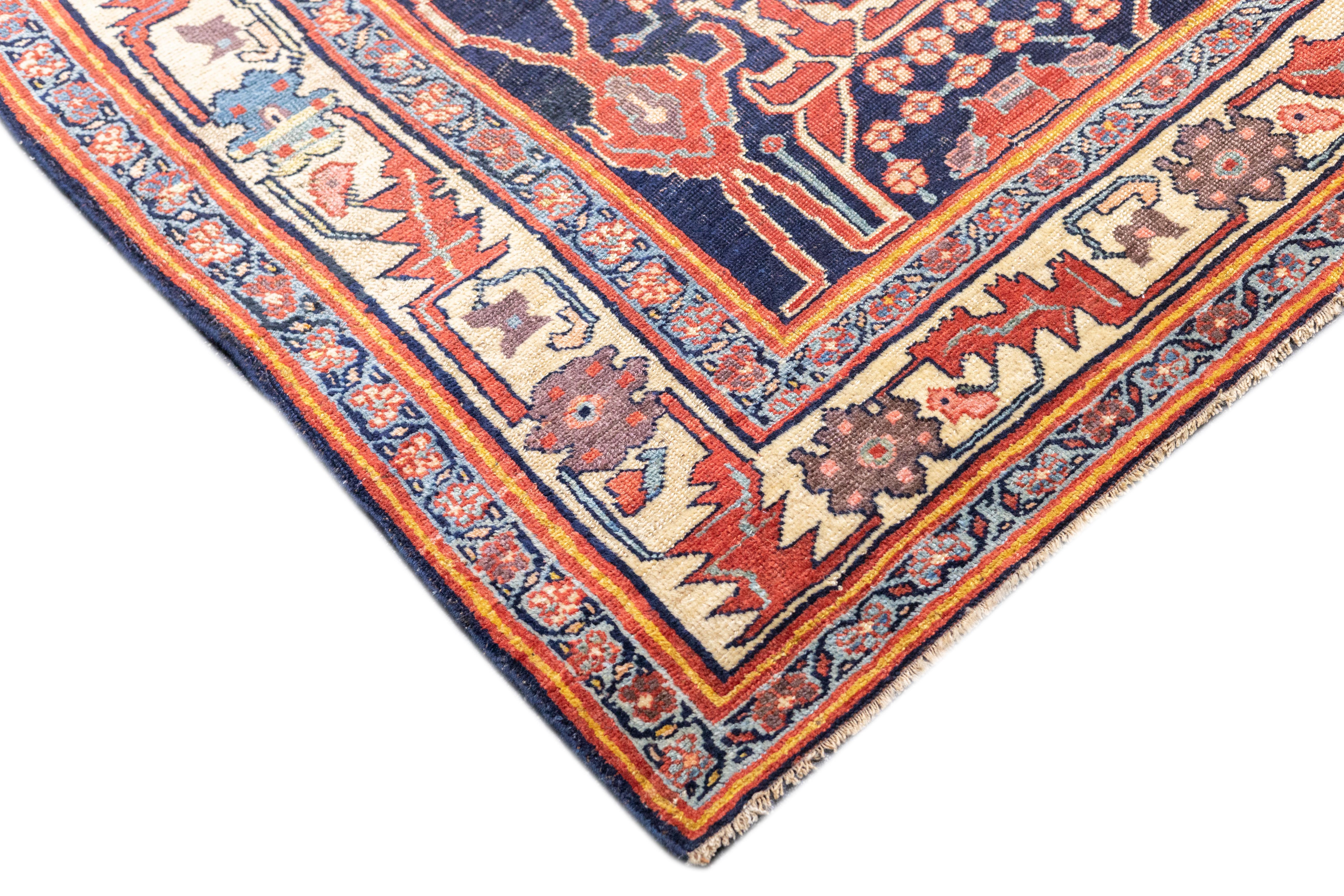 Antiker Bidjar-Teppich 5'7'' x 10'11'' im Angebot 5