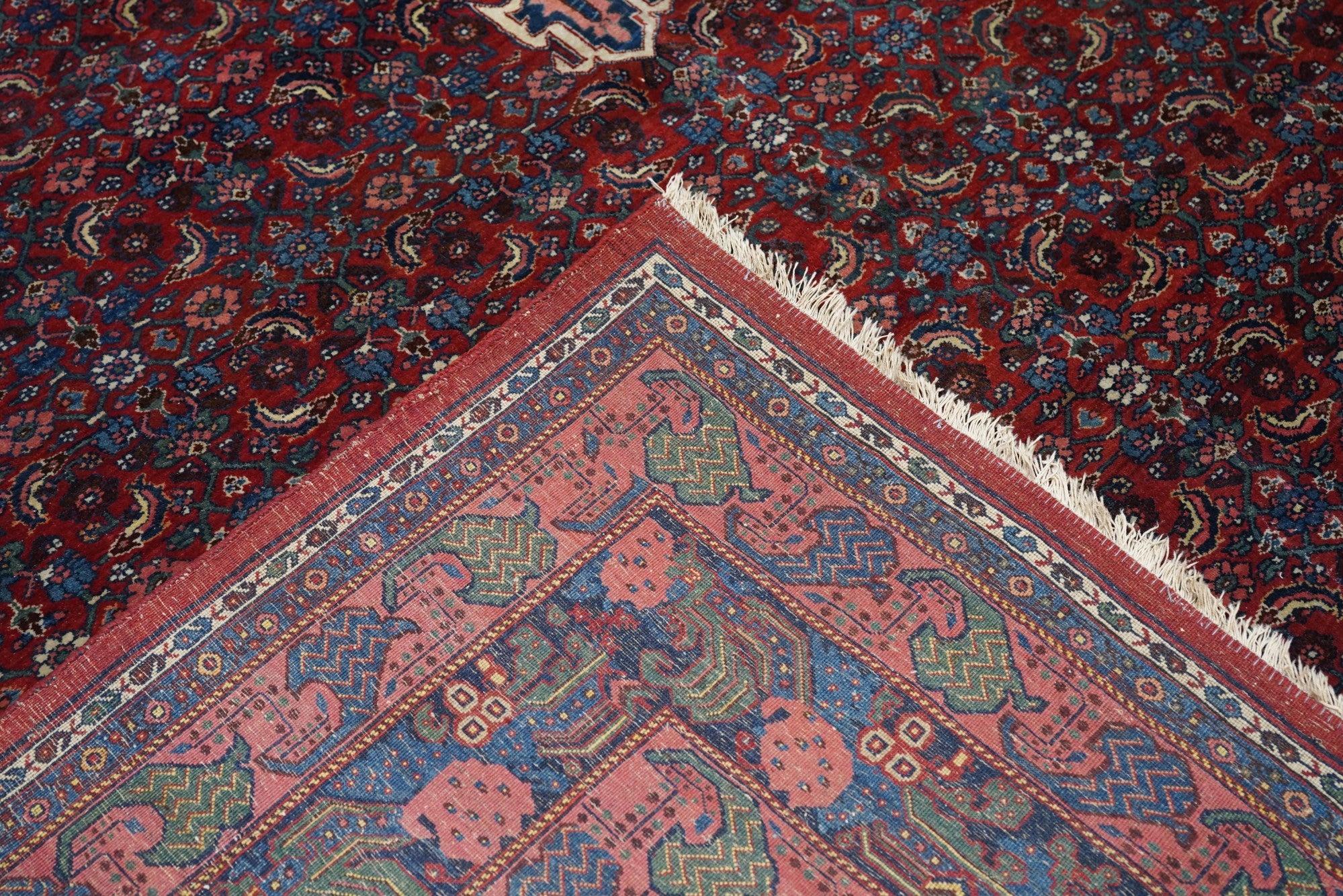 Antiker Bidjar-Teppich 8'10'' x 12'5'' im Angebot 4