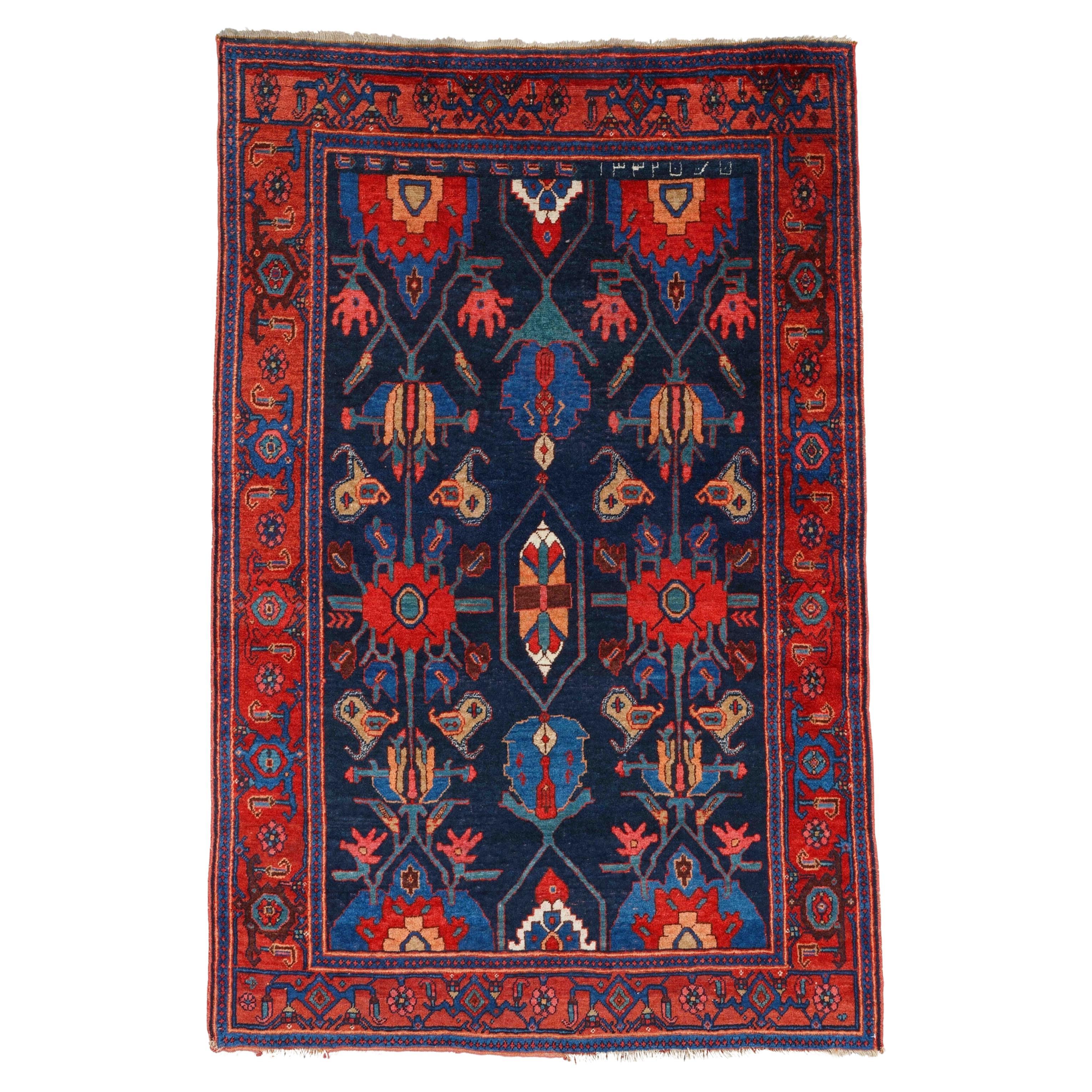 Antique Bidjar Rug - Dated Bidjar Rug