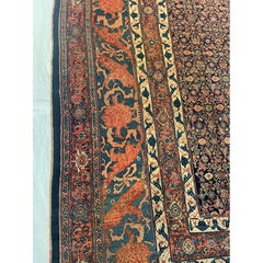 Antique Bidjar Rug with Floral Design 17'8''x11'7''