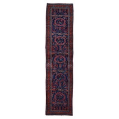 Tapis de couloir Bidjar ancien - Tapis de couloir Bidjar ancien du 19ème siècle