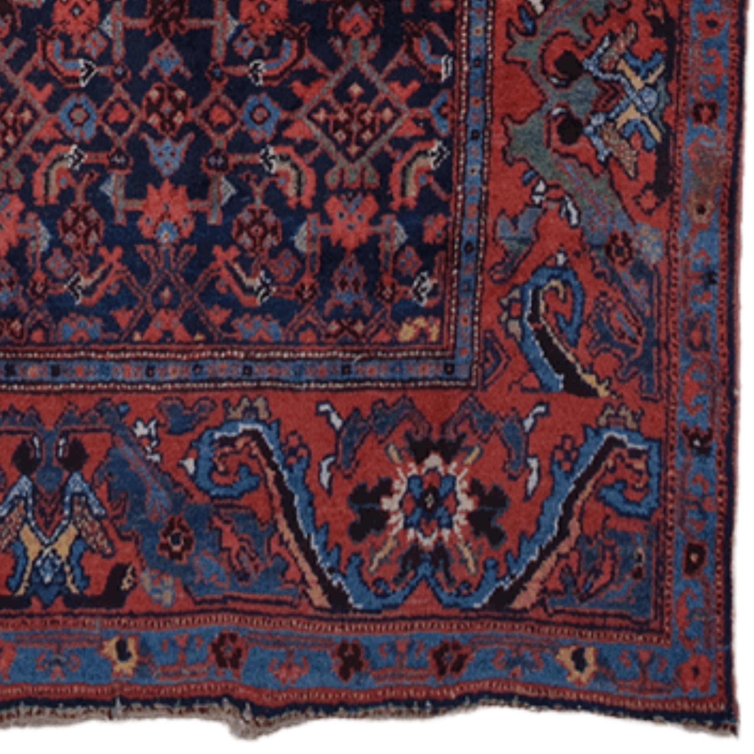 Antico runner Bidjar - XIX secolo In condizioni buone a Sultanahmet, 34