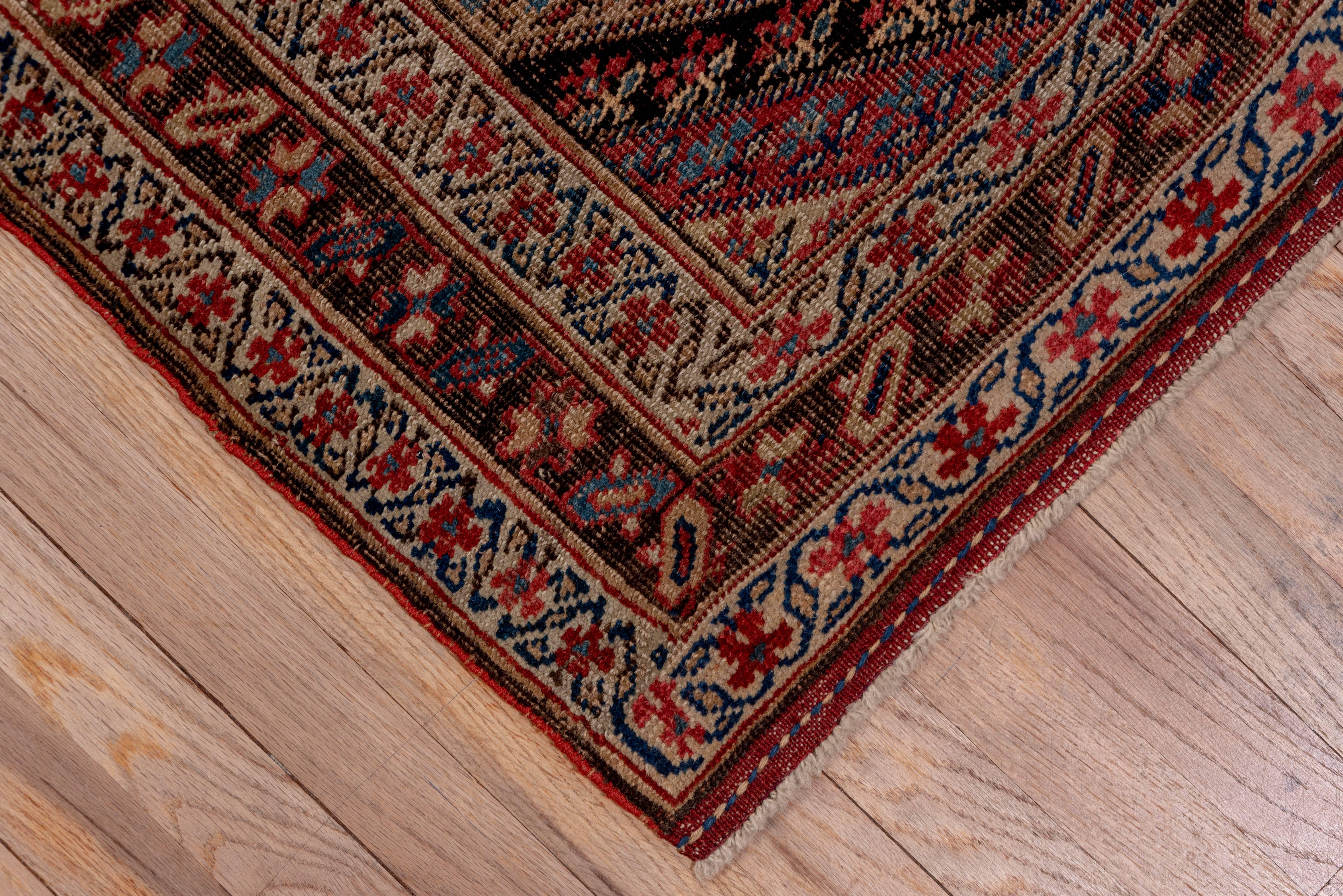 Tribal Antique Persian Bidjar Runner, circa 1900s