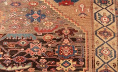 Rare Antique Tribal Bidjar Sampler Rug. Size: 4 ft x 6 ft 7 in (1.22 m x 2.01 m)