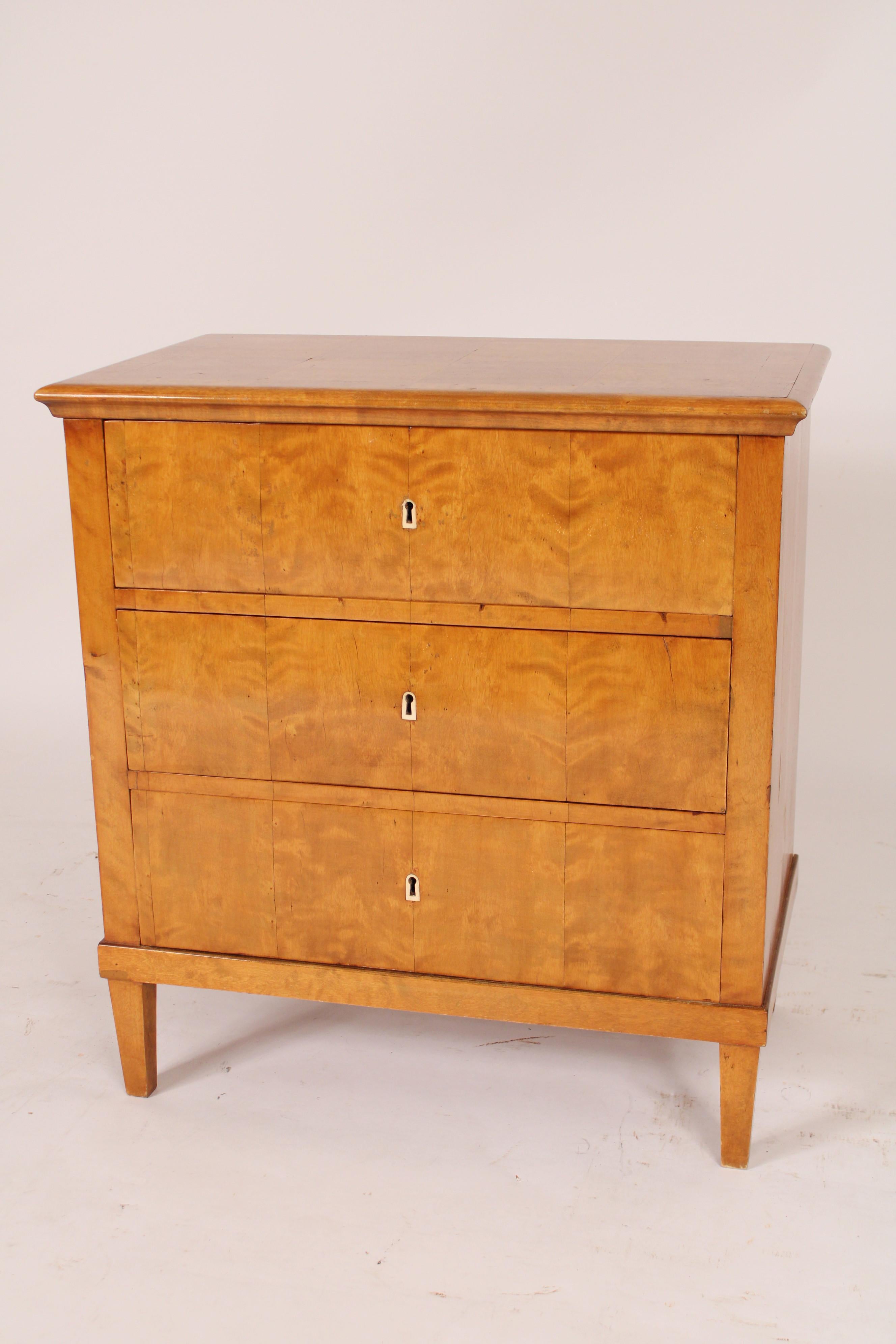 European Antique Biedermeier Chest of Drawers
