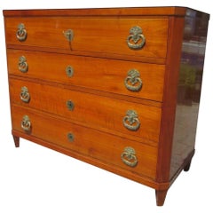 Antique Biedermeier Commode or Chest of Drawers, 1830s