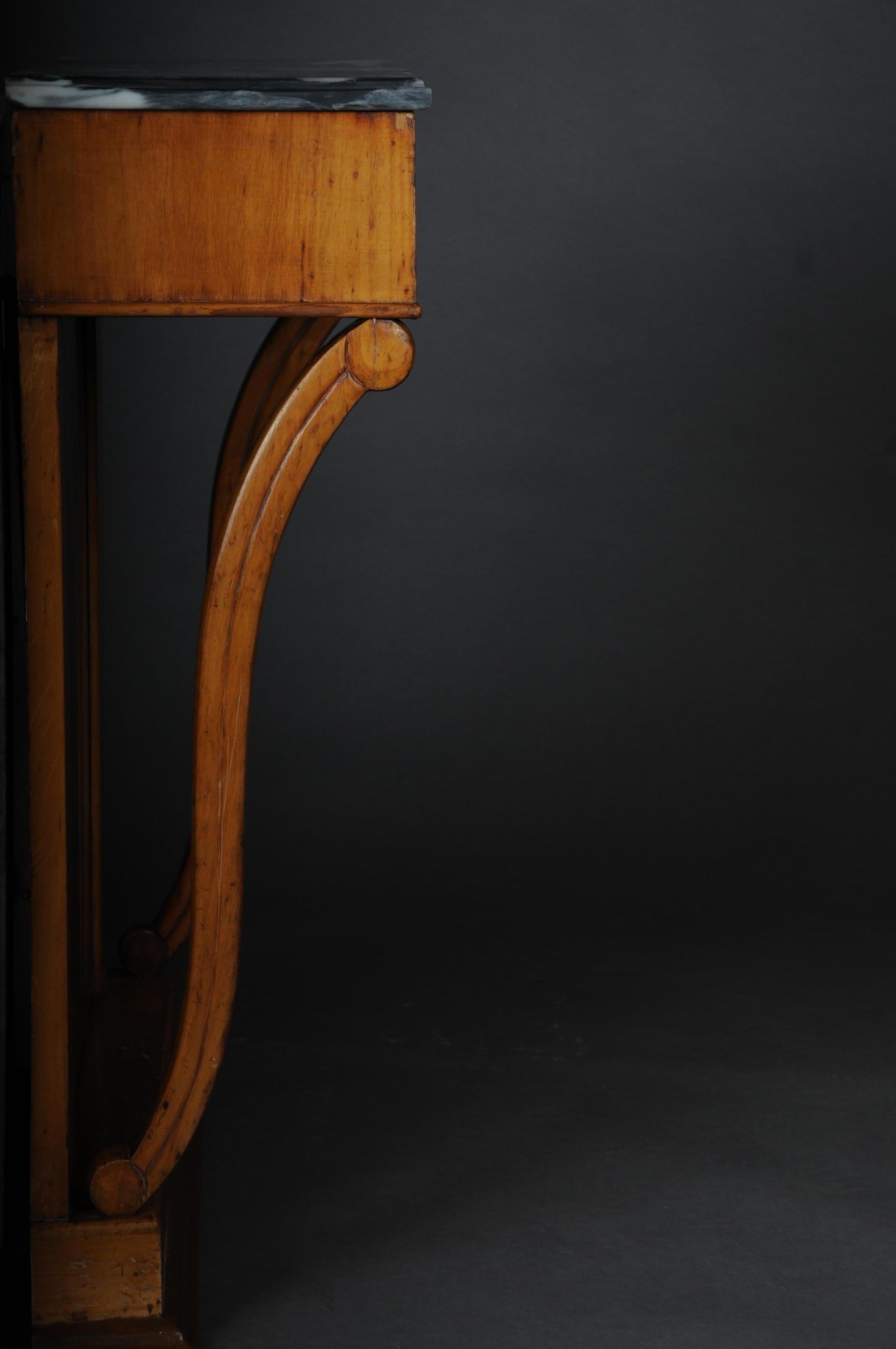 Antique Biedermeier Console circa 1830, Fruit Wood For Sale 5