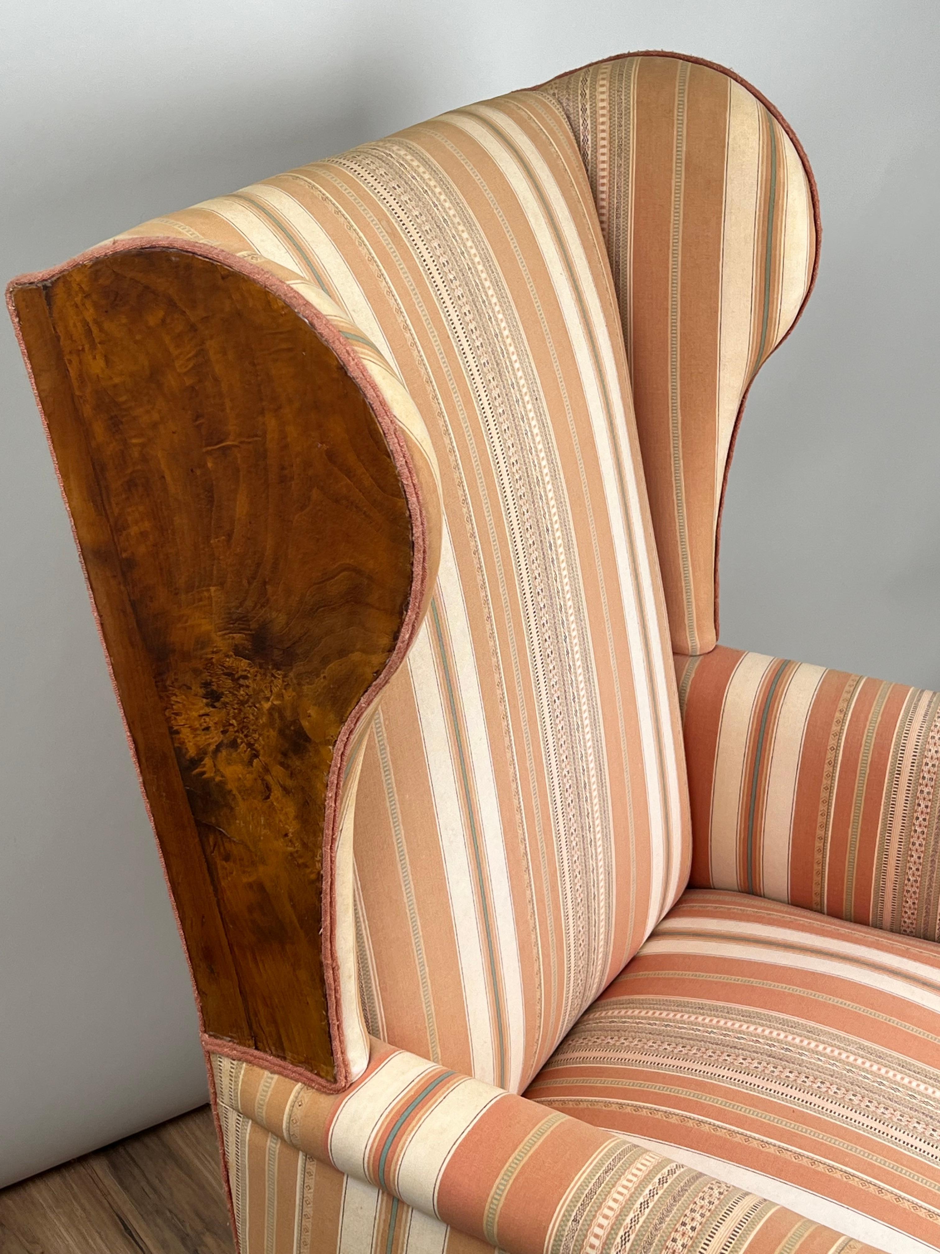 Silla antigua Biedermeier con respaldo de madera de frutal c. Mediados del siglo XIX en venta 6