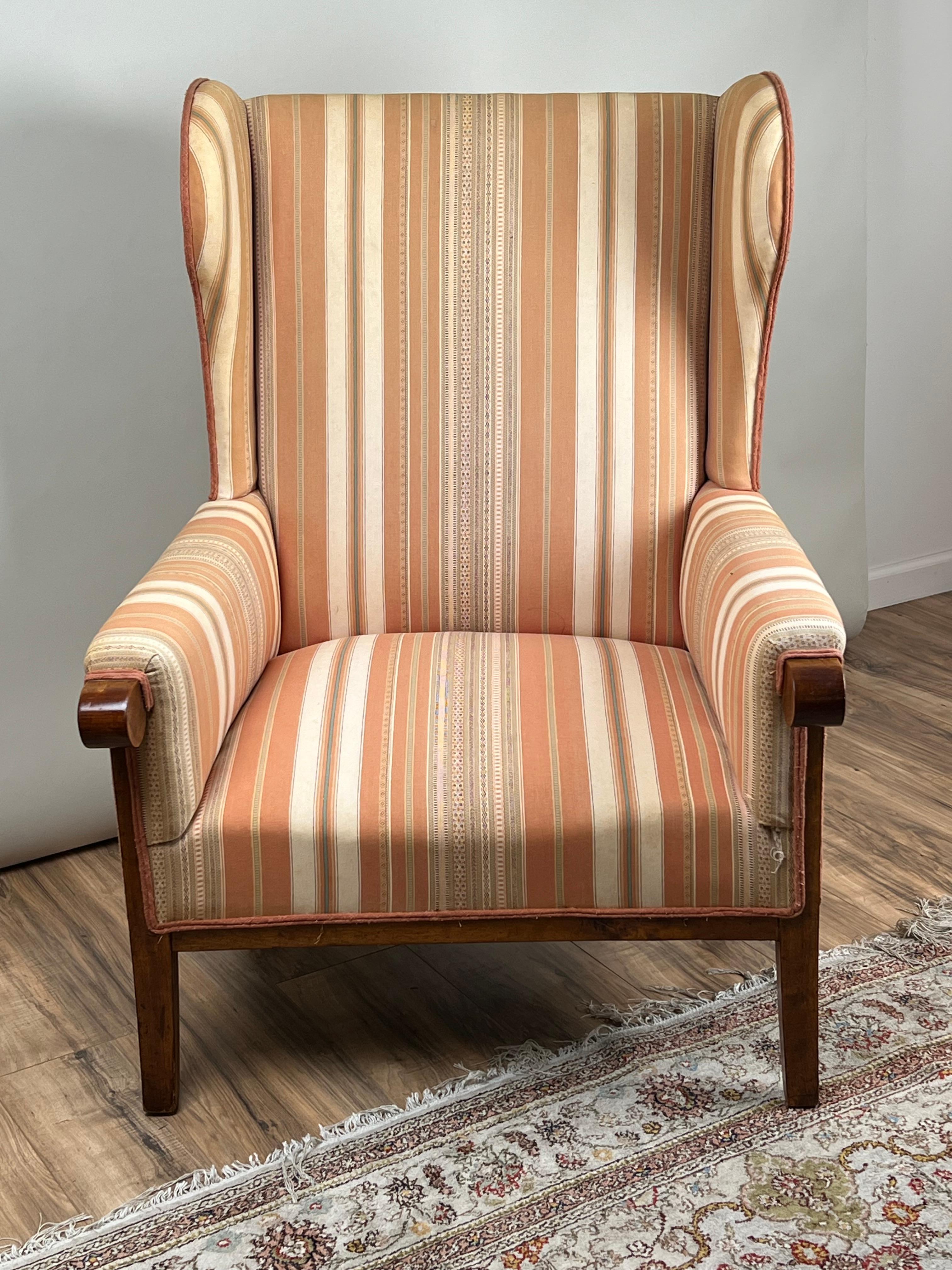 Silla antigua Biedermeier con respaldo de madera de frutal c. Mediados del siglo XIX en venta 8