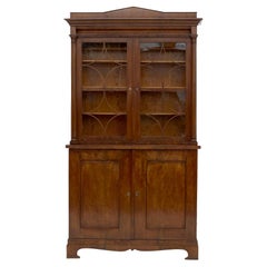 Used Biedermeier Mahogany Bookcase. Neoclassical Style, 1820-1830
