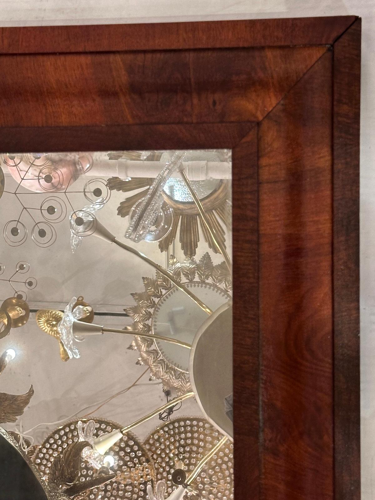 Early 20th Century Antique Biedermeier Mirror For Sale