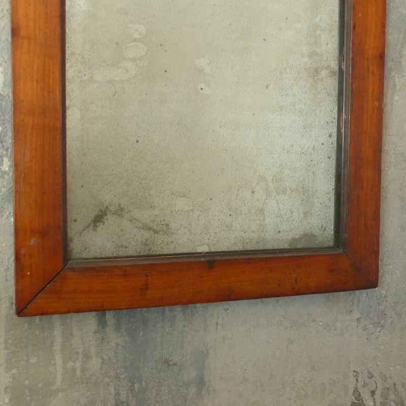 German Antique Biedermeier mirror with wooden frame. 1820 - 1850 For Sale