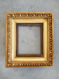 Antique Biedermeier Picture or Mirror frame in gilt wood, Austria 1830s
