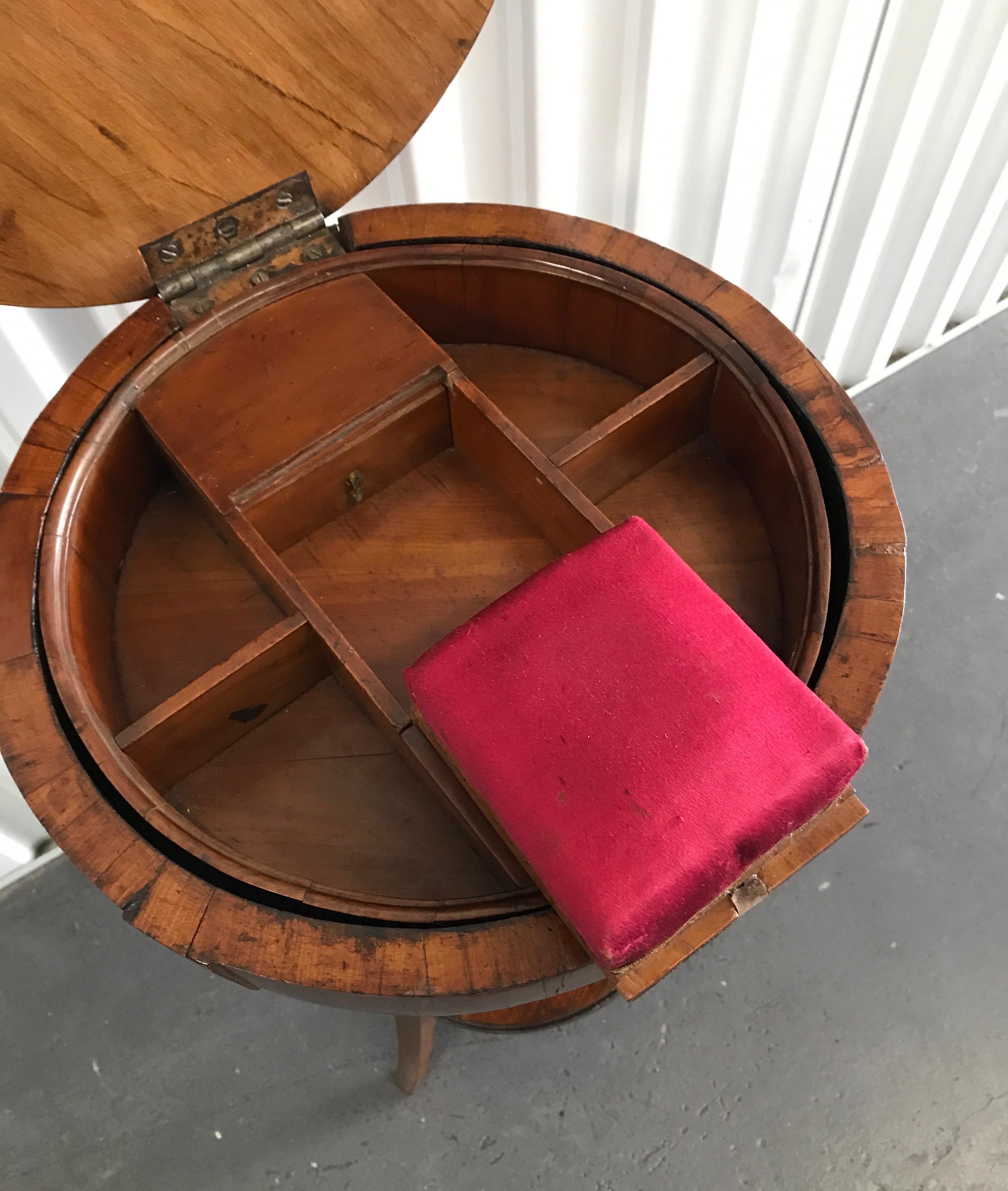 round sewing table