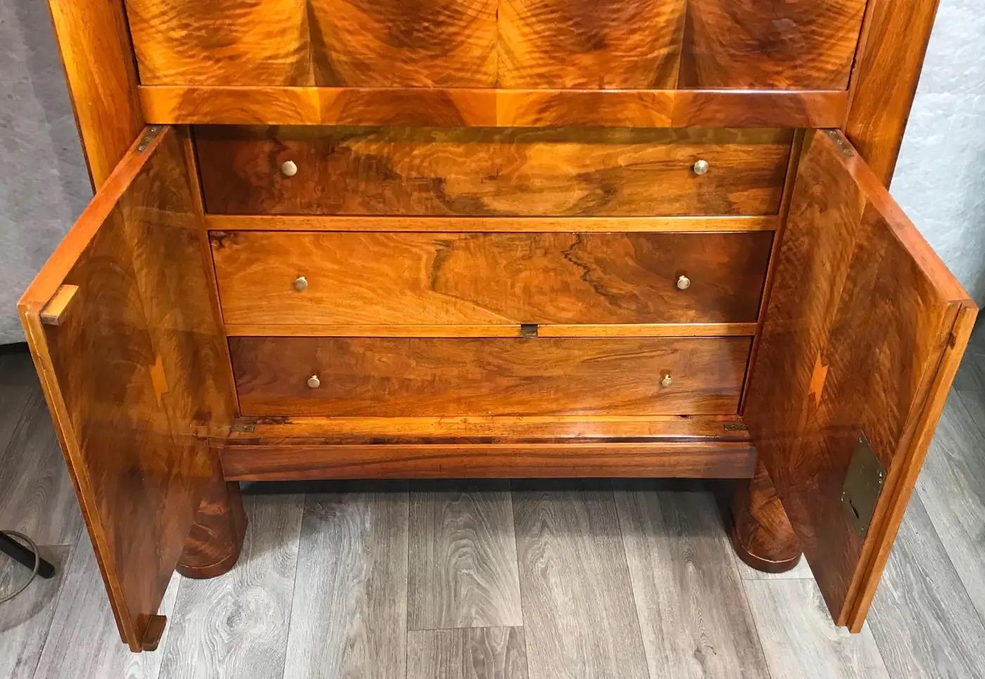 Antiker Biedermeier-Schreibtisch, Deutschland 1820 im Angebot 3