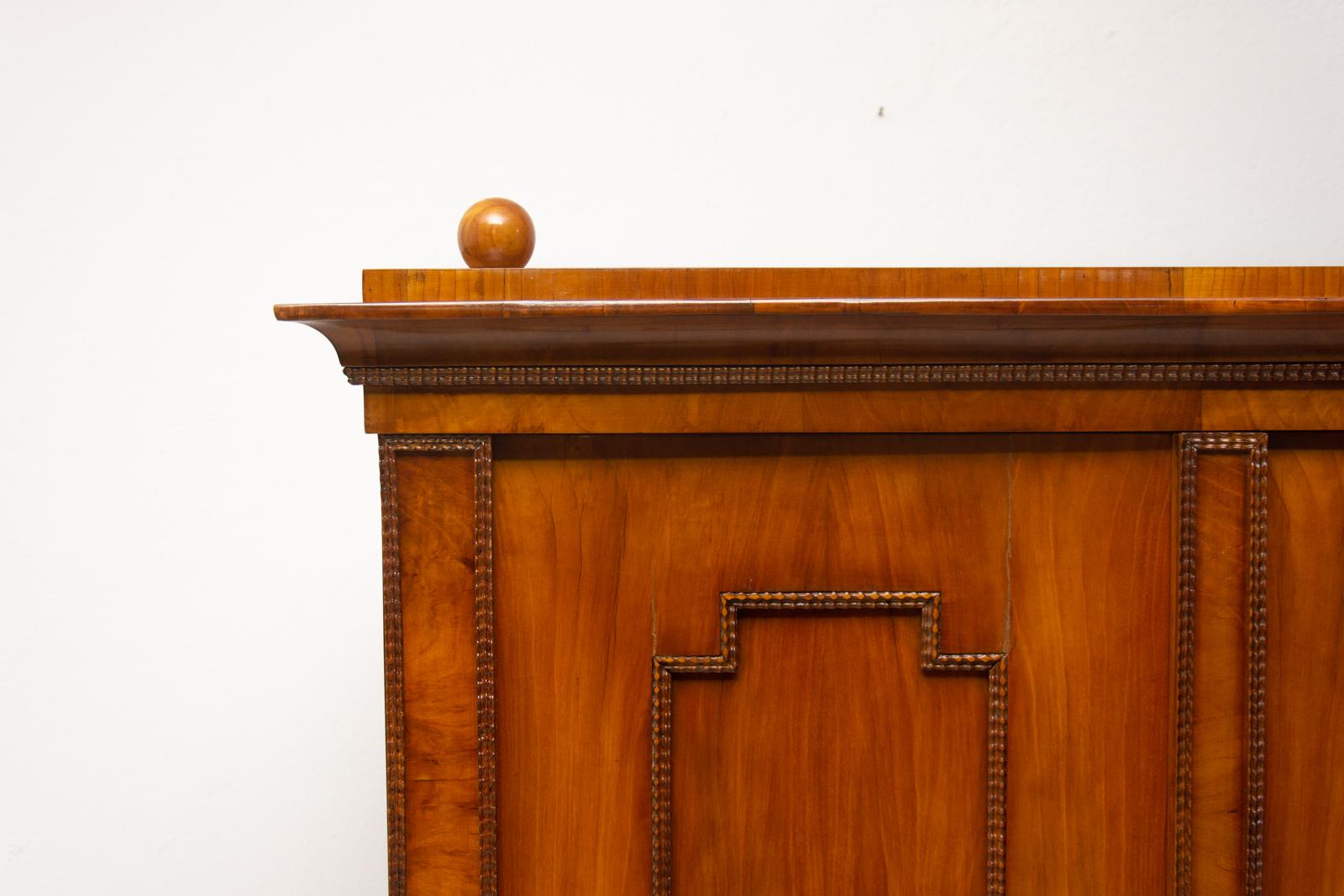 Antique Biedermeier Shelf Cabinet-Wardrobe, 1830s, Austria-Hungary For Sale 10