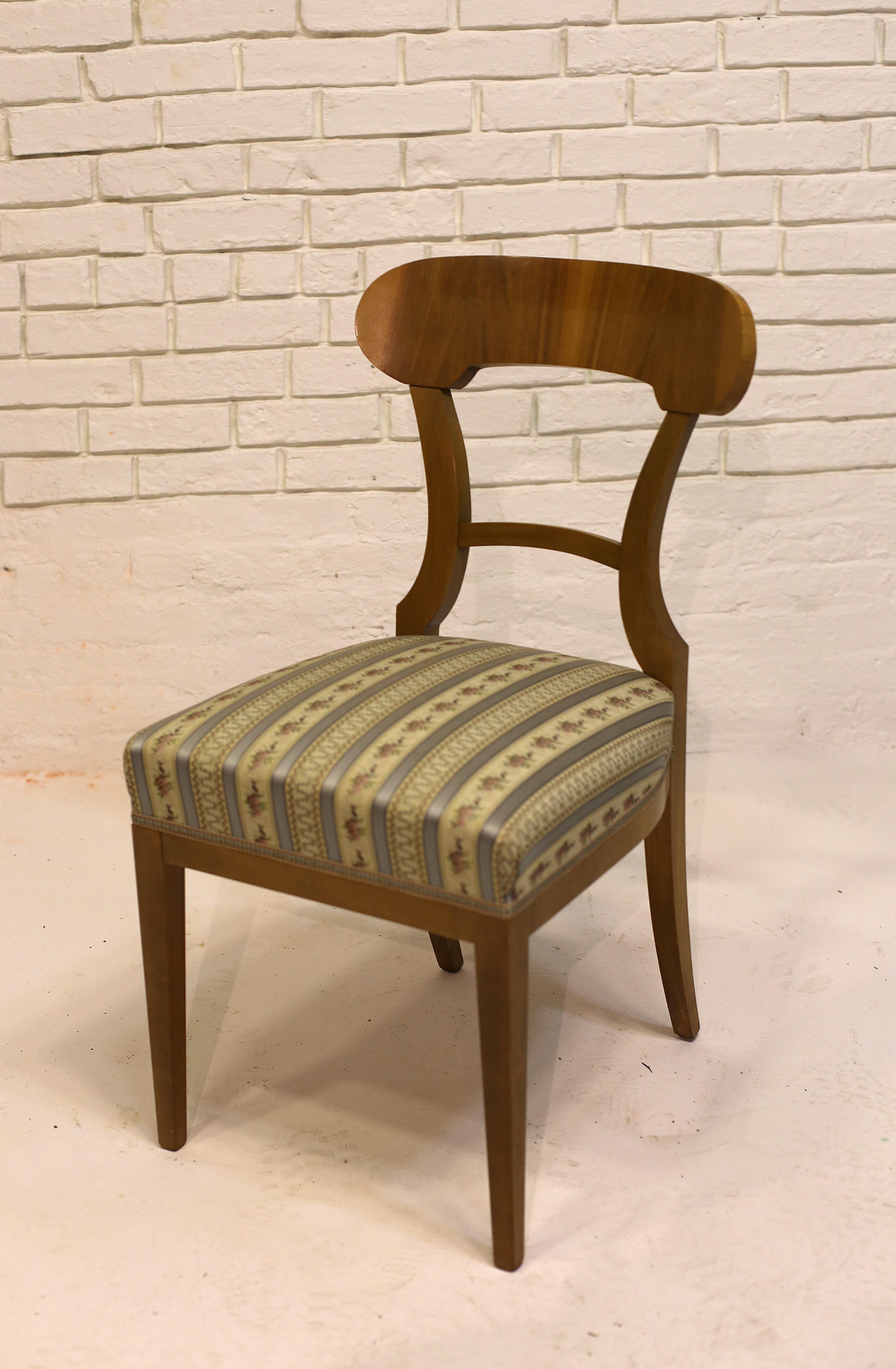 Antiker Biedermeier Beistellstuhl 