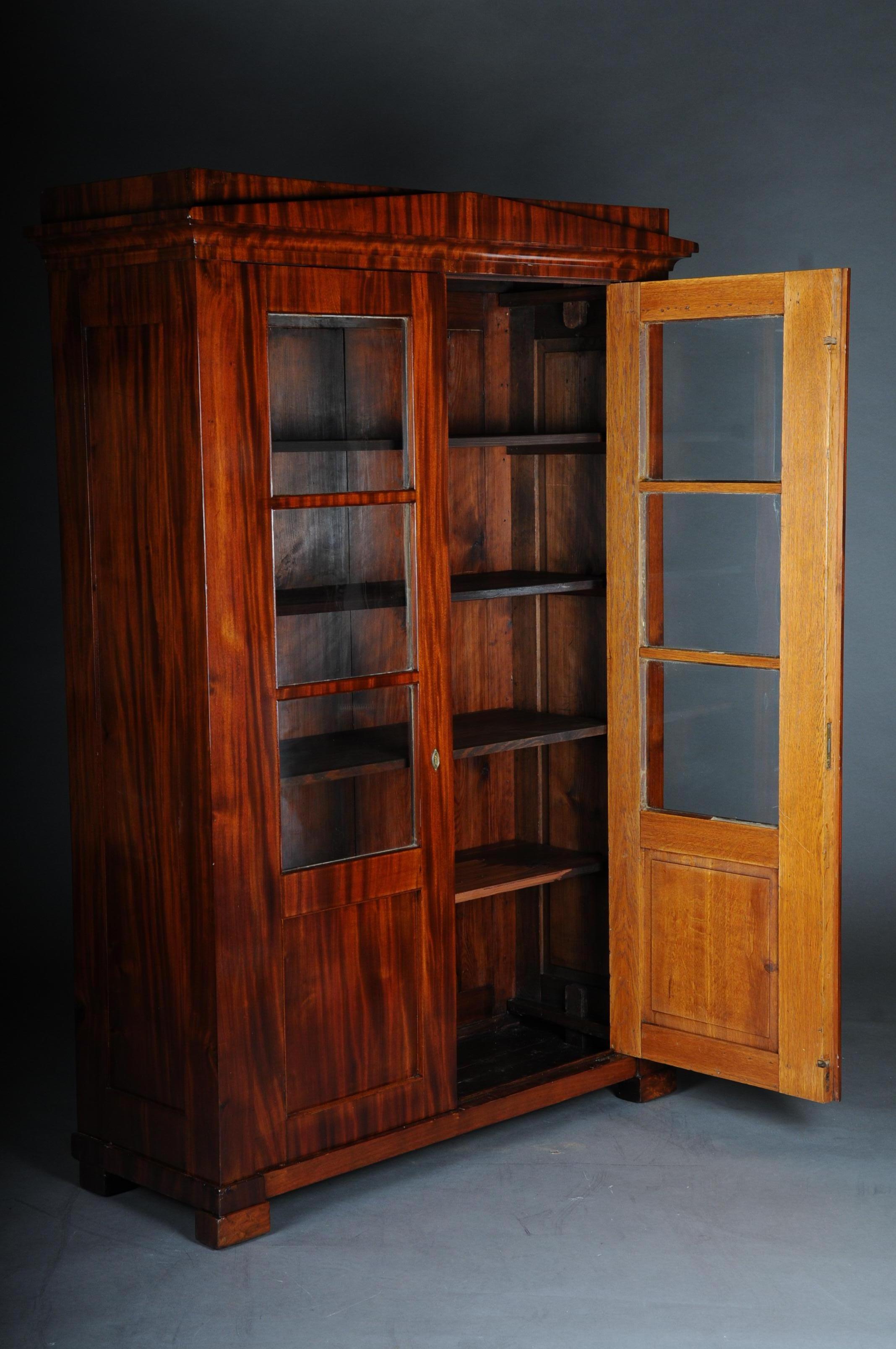 Antique Biedermeier Showcase / Bookcase, circa 1825 For Sale 7