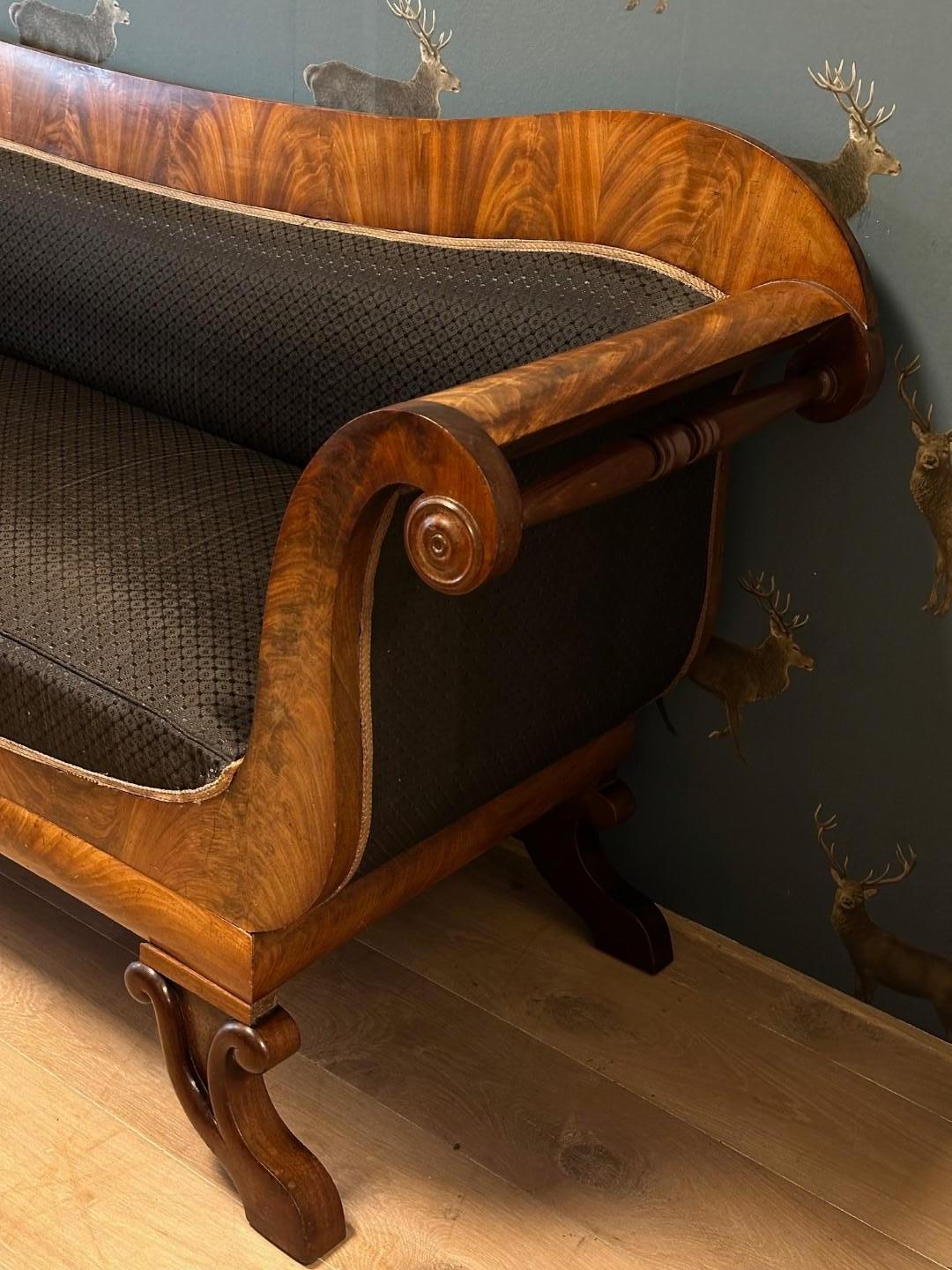 Mid-19th Century Antique biedermeier sofa