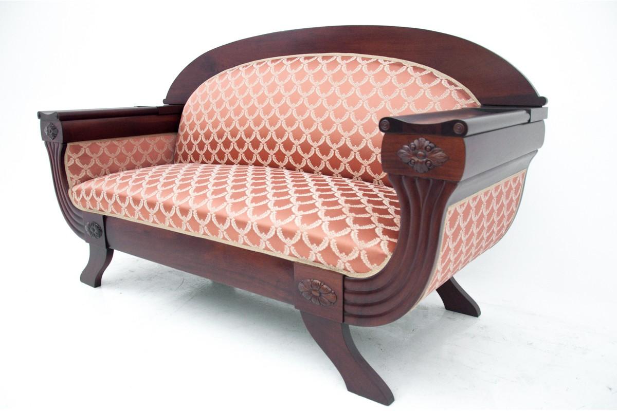 Antique Biedermeier Sofa, Northern Europe, circa 1860s, Restored 2