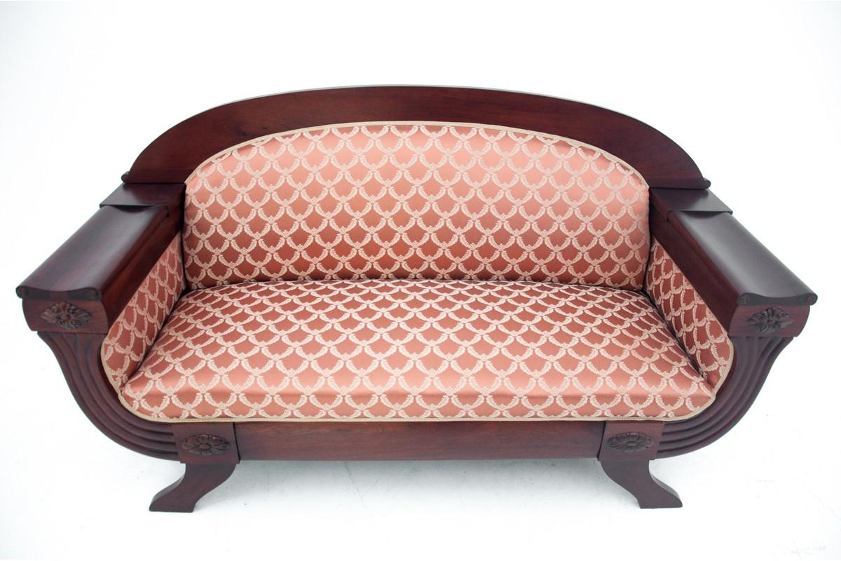 Antikes Biedermeier Sofa, Nordeuropa, um 1860, restauriert (Schwedisch) im Angebot