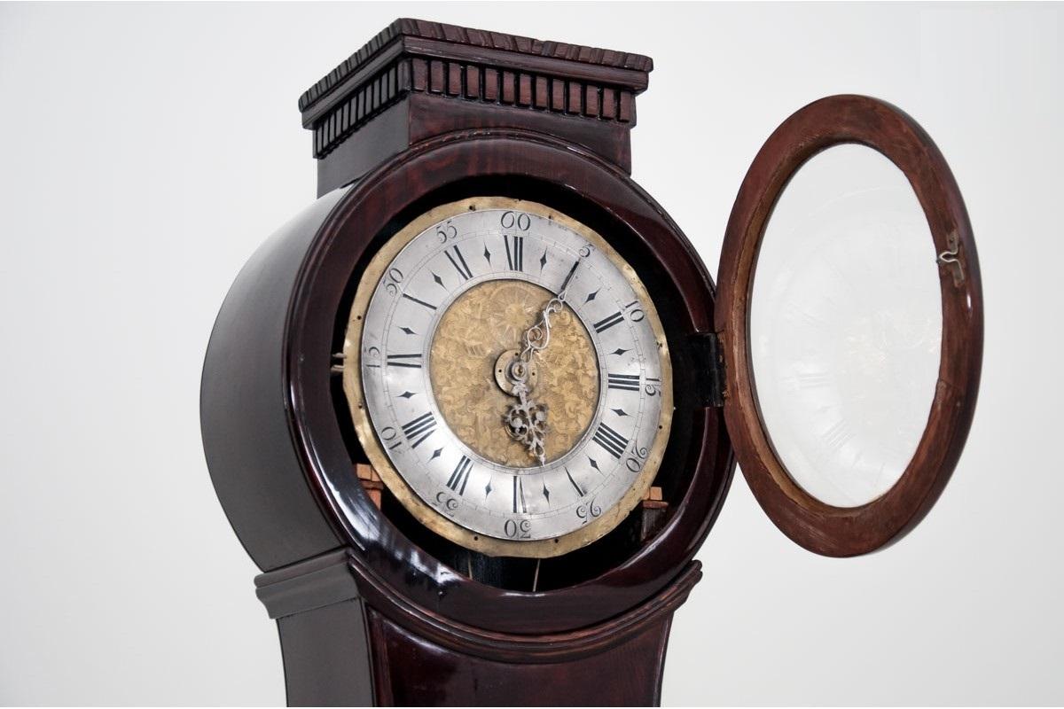 Other Antique Biedermeier Standing Clock, 1850 For Sale