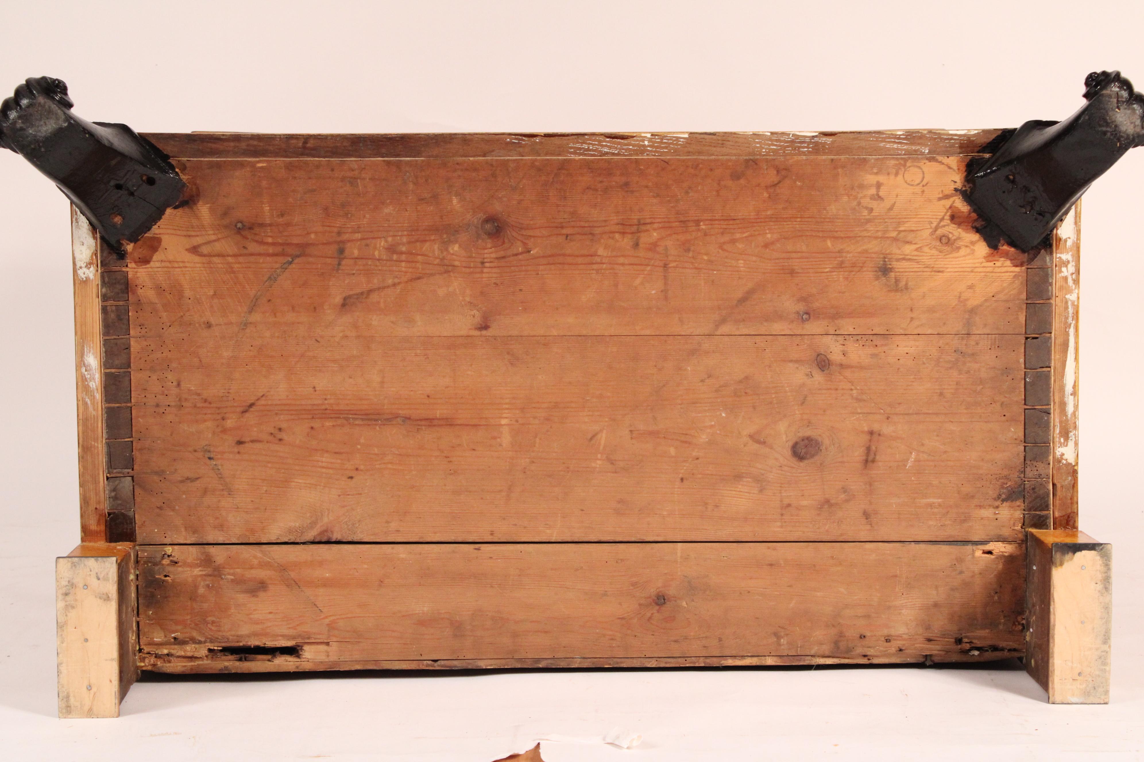 Antico cassettone in betulla in stile Biedermeier in vendita 8