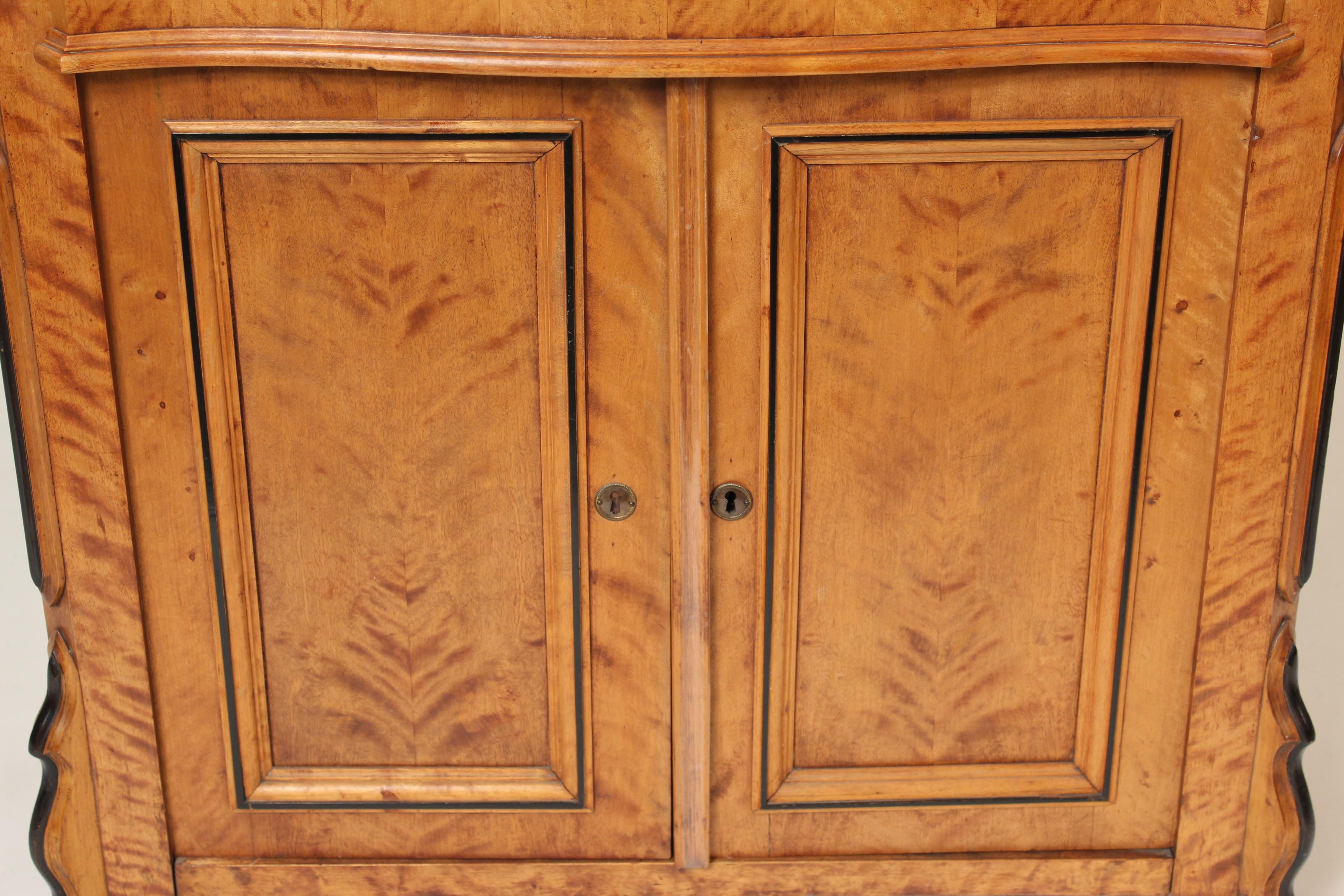 Antique Biedermeier Style Occasional Cabinet 1