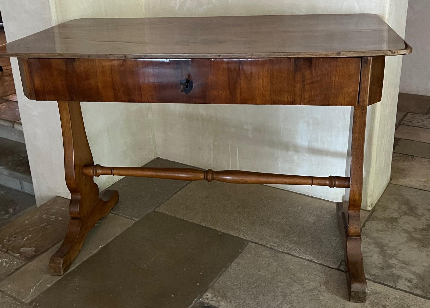 Antique Biedermeier Table, c. 1840-1850 For Sale 4