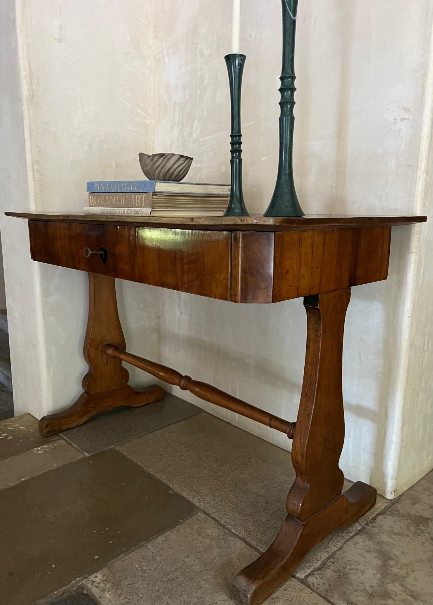 Hand-Crafted Antique Biedermeier Table, c. 1840-1850 For Sale