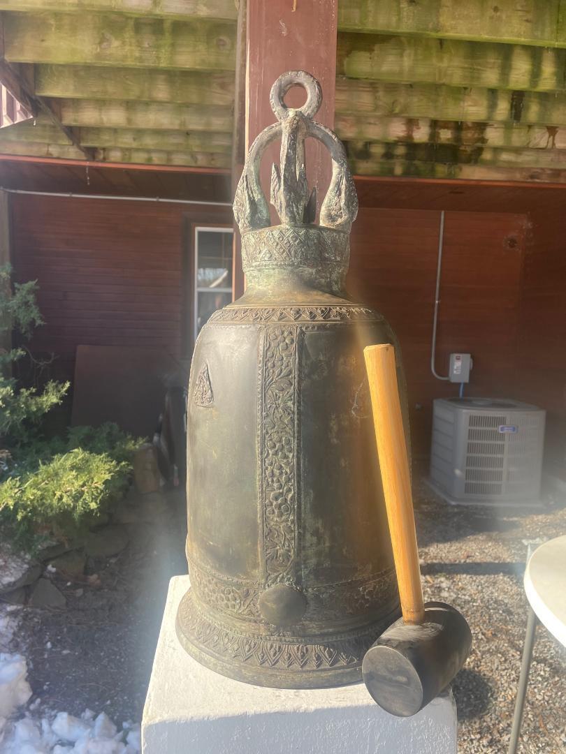 Antique Big Bronze Bell with Big Resonating Sound 5