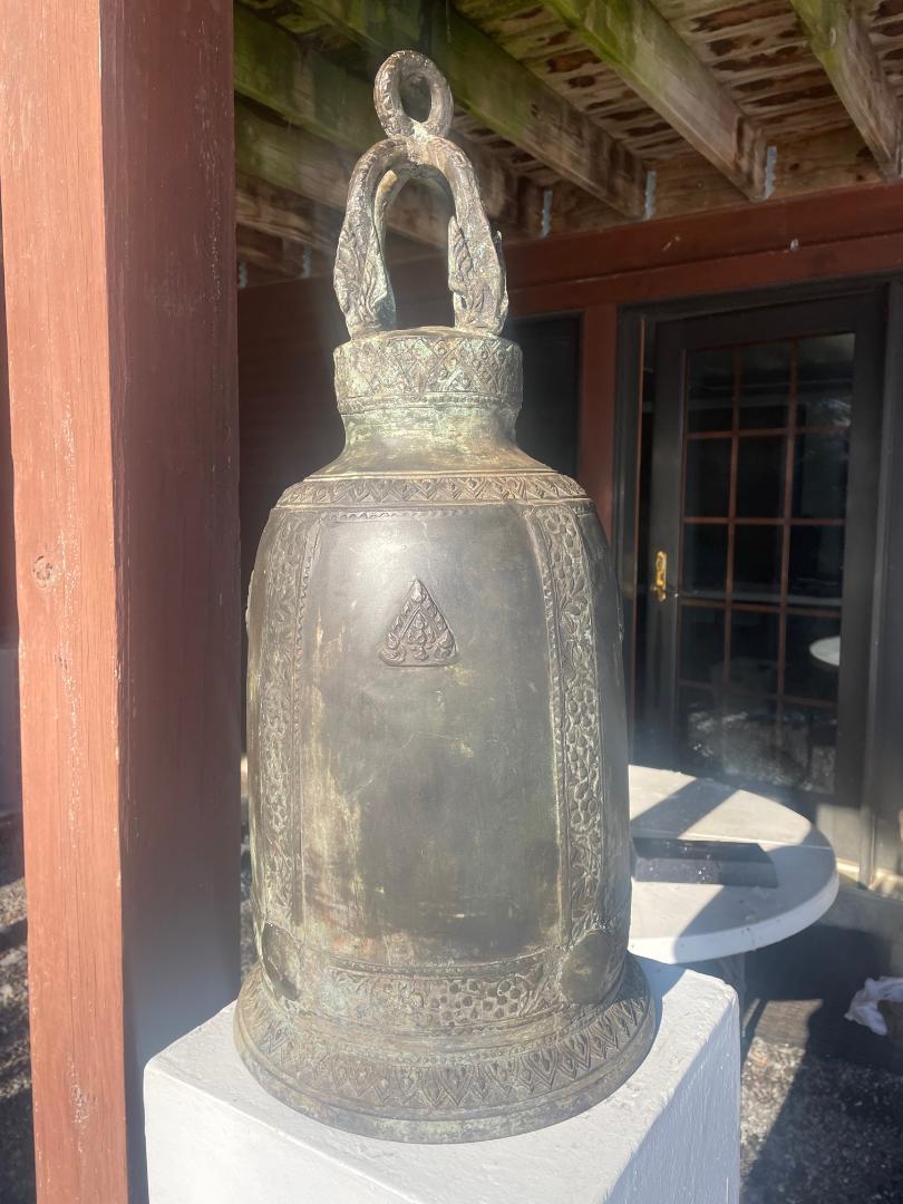 Antique Big Bronze Bell with Big Resonating Sound 7