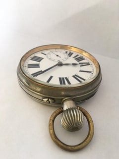 Antique Big /Goliath Steel Pocket Watch