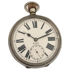 Antique Big / Golliath 8 Days Swiss Made Pocket Watch