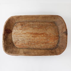 Antique Big Size Mexican Wood Tray