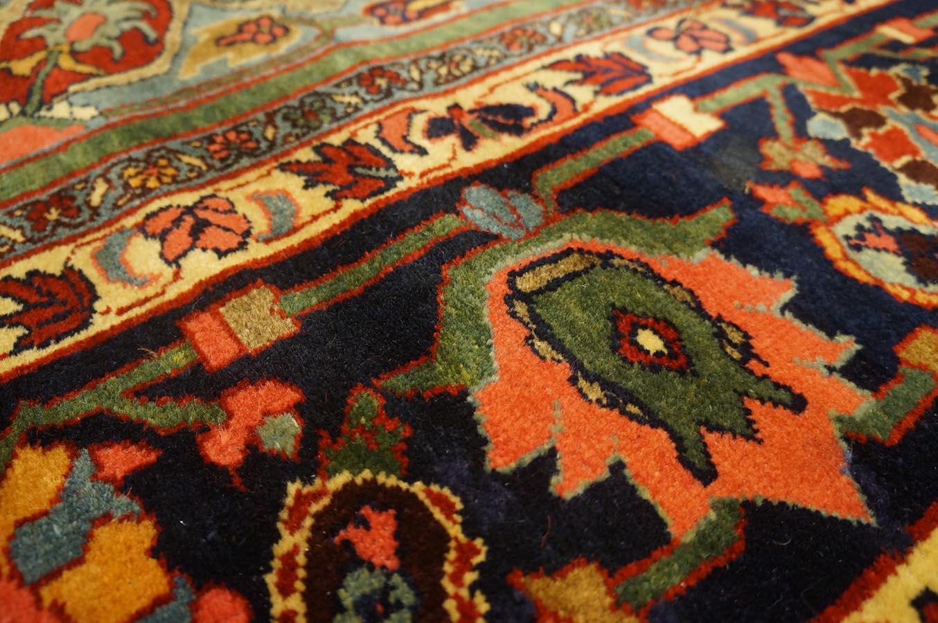 Tapis persan Bijar du début du 20ème siècle ( 7'6