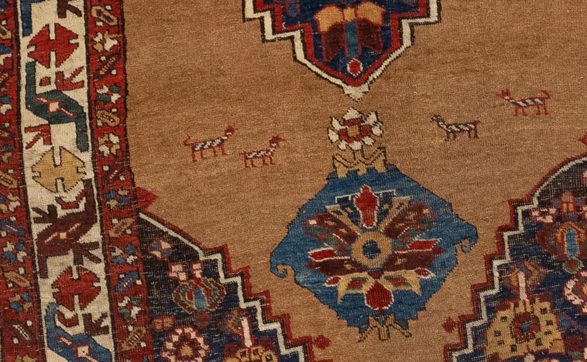 Persian Antique Bijar Rug, circa 1880s For Sale