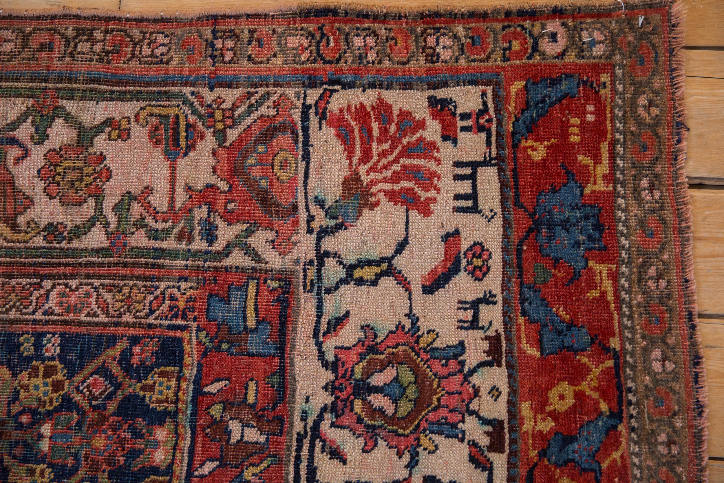 Persian Antique Bijar Rug For Sale
