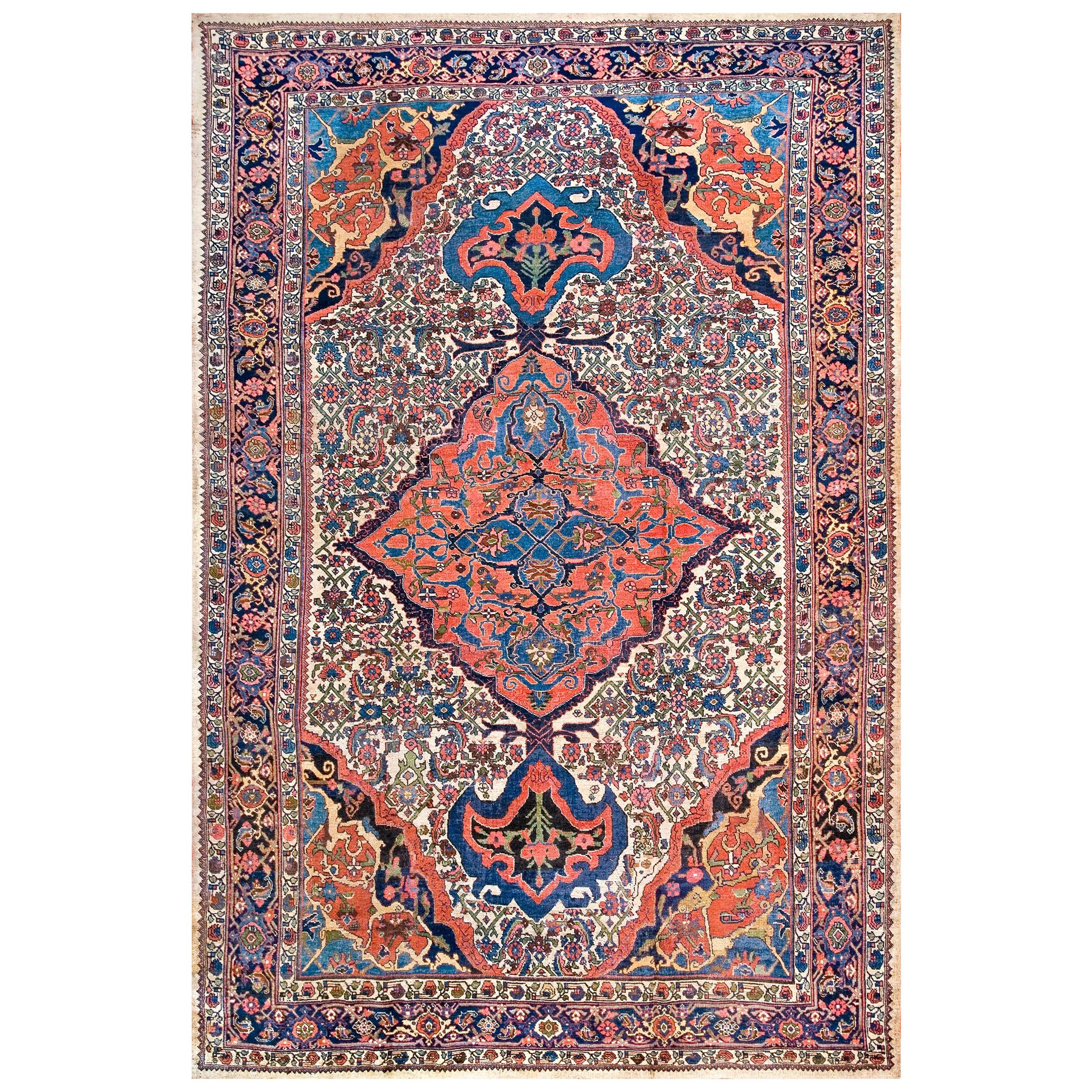 Late 19th Century Persian Bijar Carpet ( 8' x 12' - 245 x 365 )
