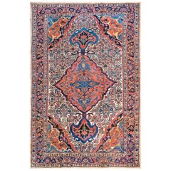 Antique Late 19th Century Persian Bijar Carpet ( 8' x 12' - 245 x 365 )