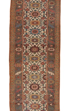 Antique Bijar Runner, circa 1880s