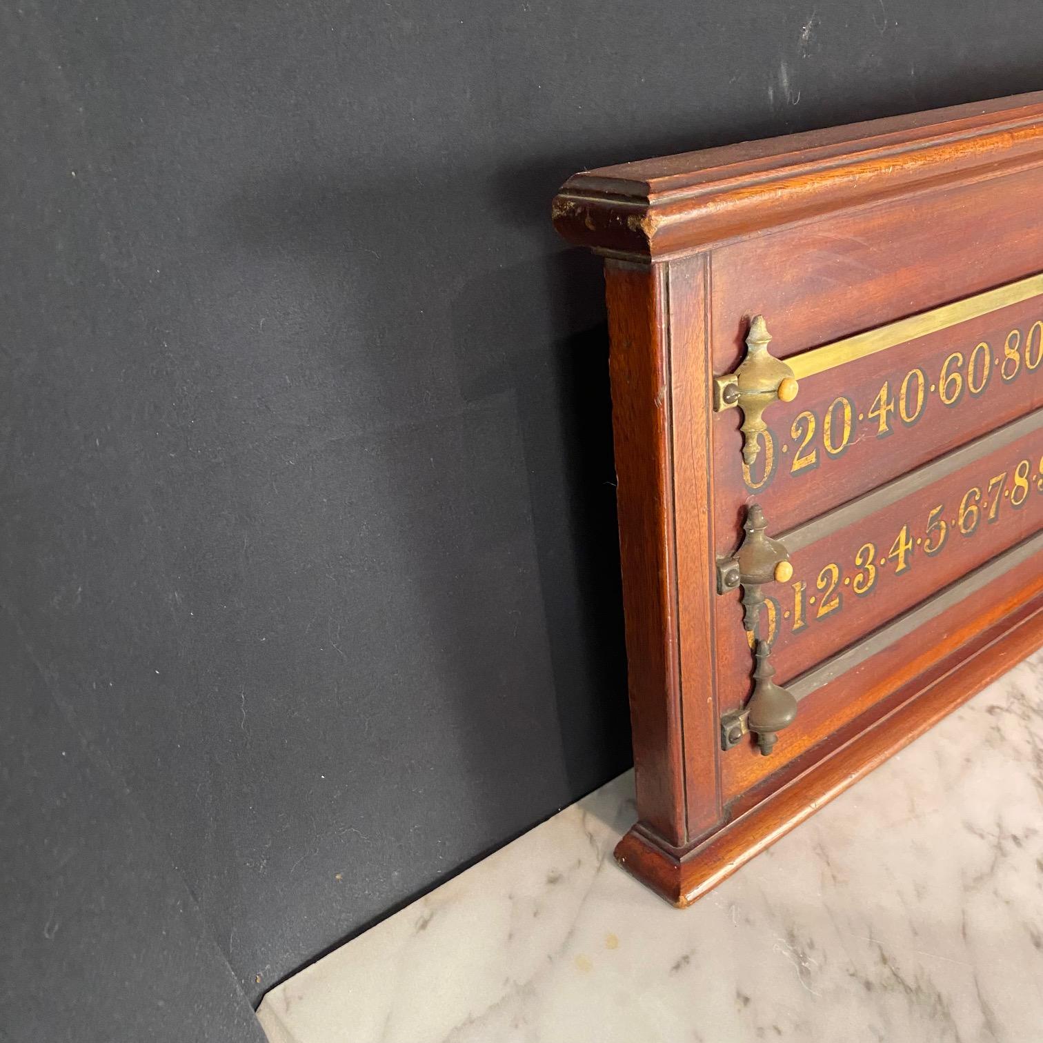 Tablero antiguo de Billar Snooker de G. Wright & Co Londres en venta 1