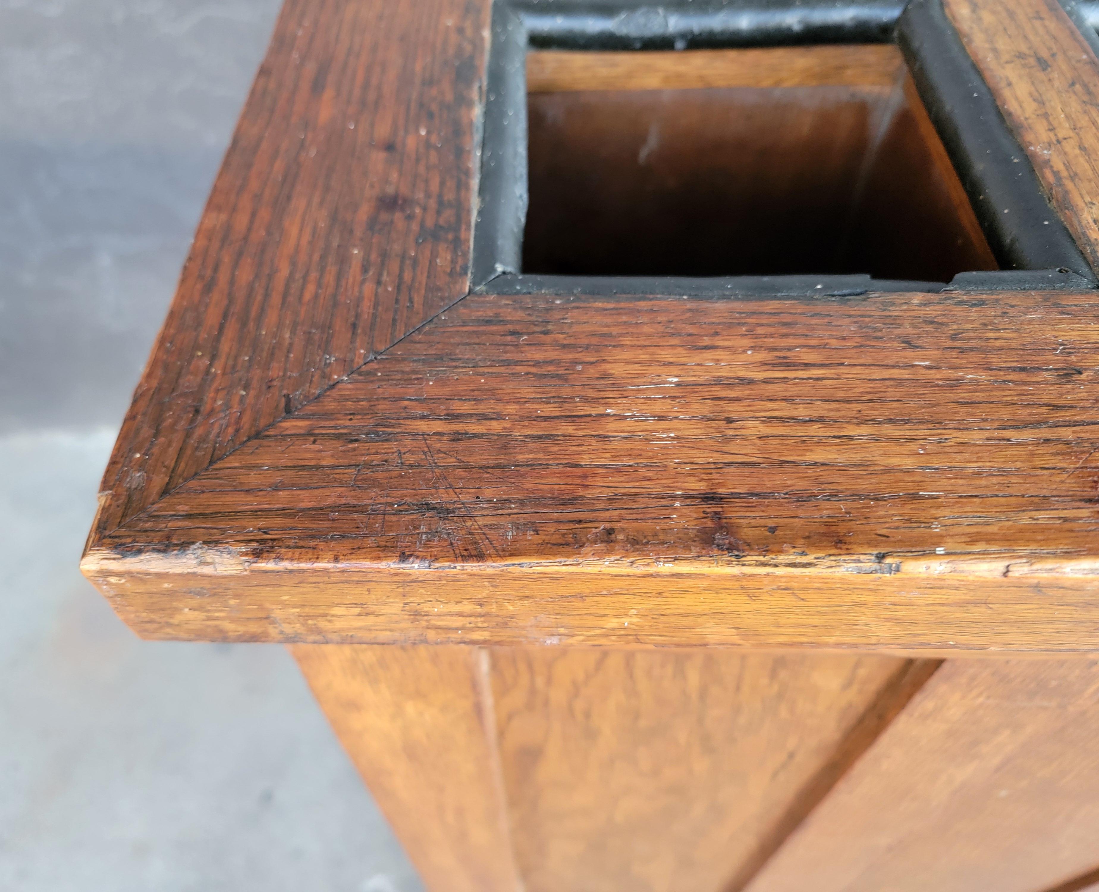 Antico contenitore per stecche da biliardo in vendita 4