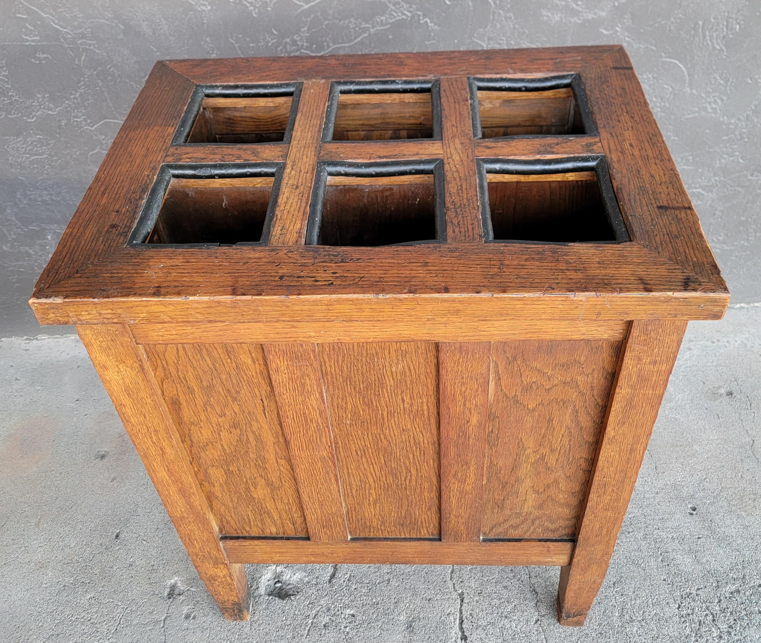 Antico contenitore per stecche da biliardo in vendita 8