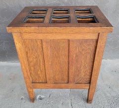 Billiards Cue Stick Keeper Mission Oak Era Early 1900's