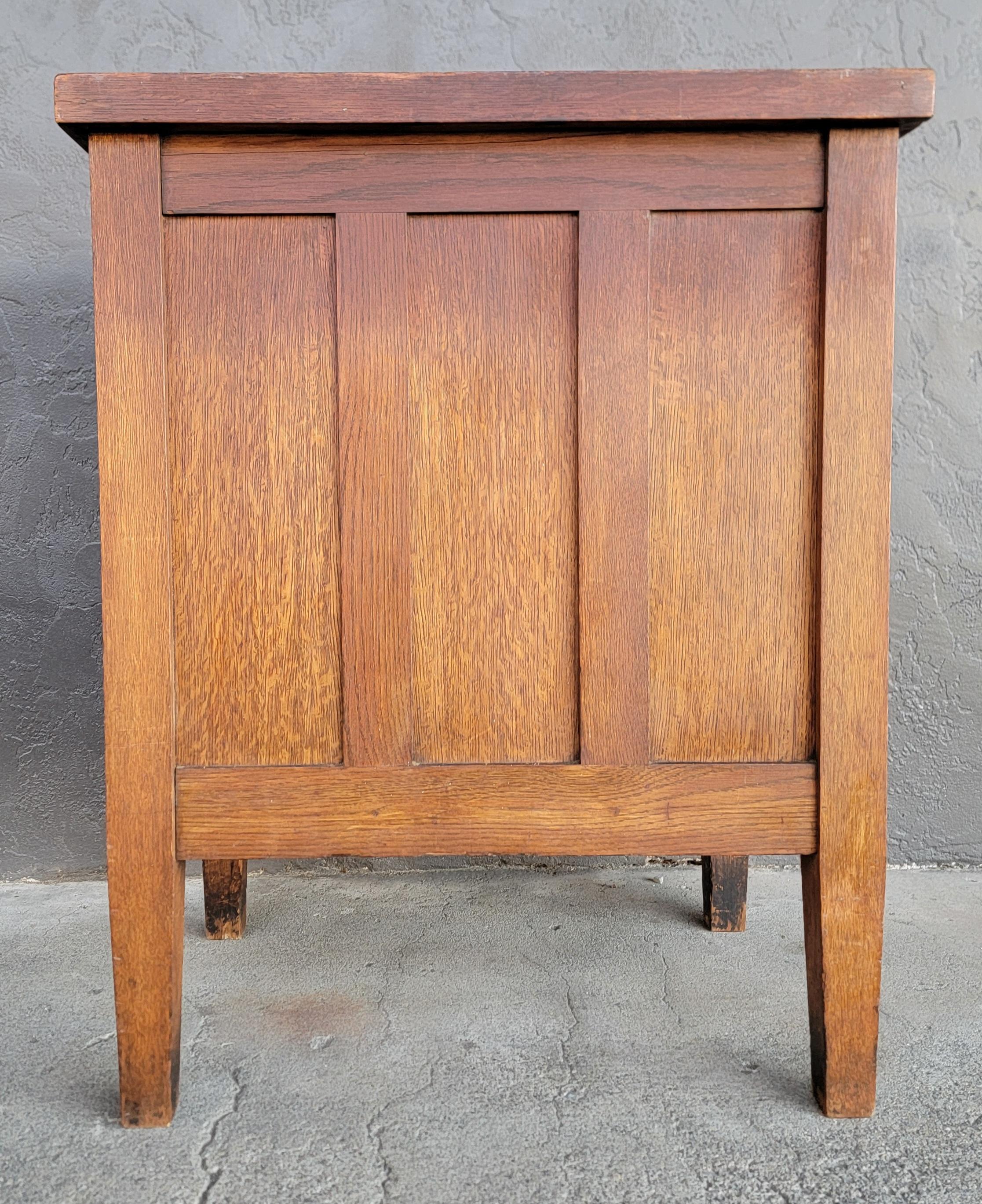 Arts and Crafts Antico contenitore per stecche da biliardo in vendita