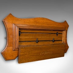 Antique Billiards Scoreboard, English, Oak, 2 Player, Decorative Snooker Marker